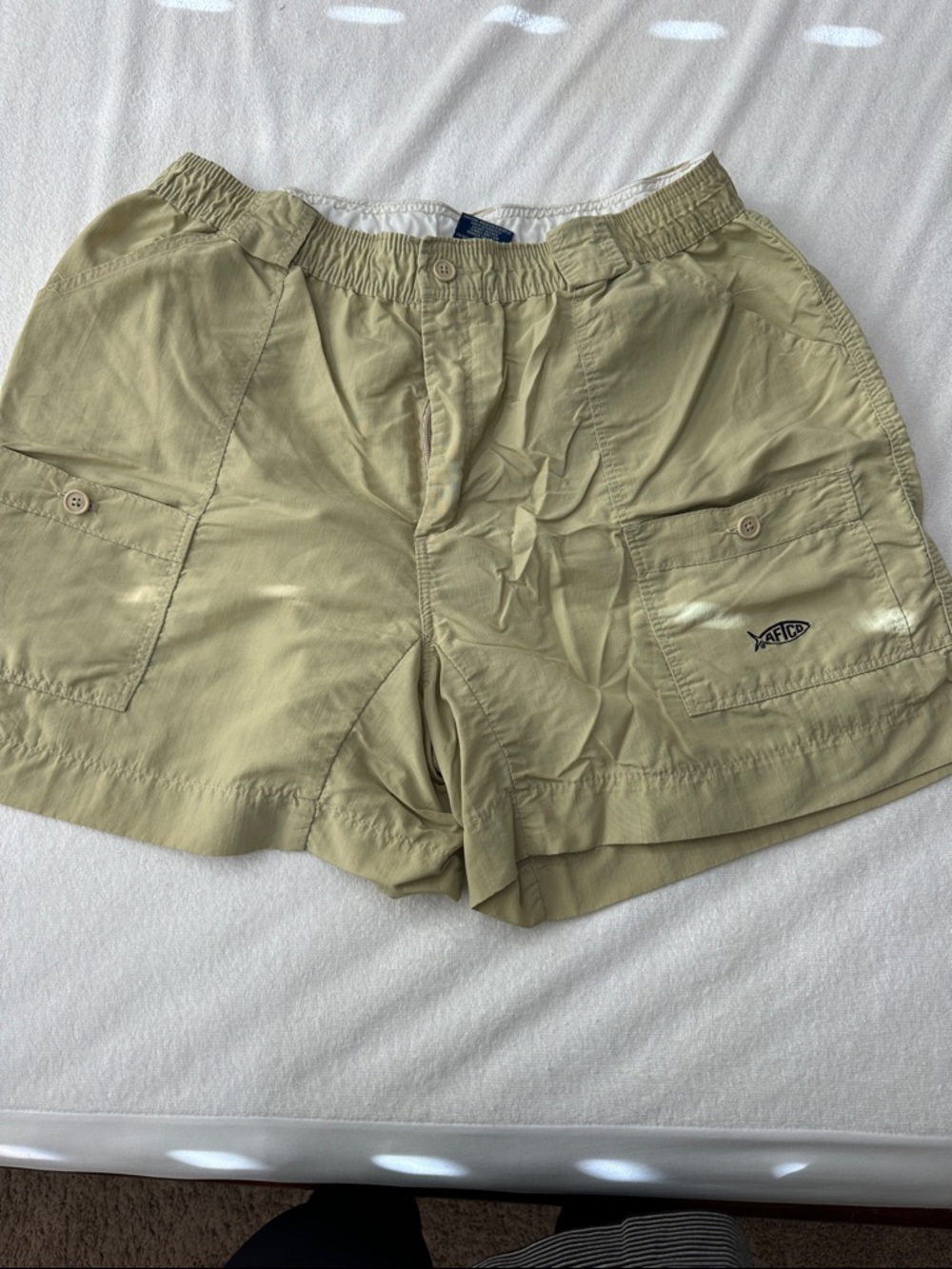 AFTCO Men’s The Original Fishing Short- Khaki- Size 38